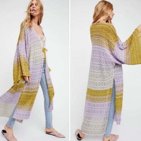 Free People Midnight Reflections Cardigan Sweater - Picture 1 of 4